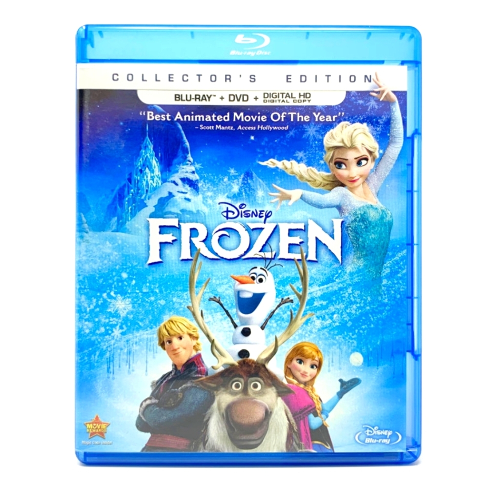 Frozen Blu Ray DVD Disney 🍿 🎥 Family Movie Night 🔥 📀